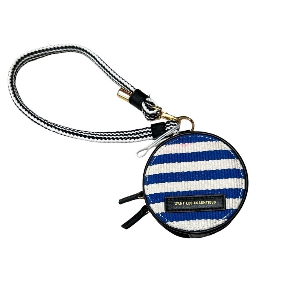 Want Les Essentiels Luka Nautical Stripes Wristlet Coin Purse